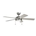 Kichler Lighting Starkk Collection 52 Inch Polished Nickel Led Ceiling Fan Polished Nickel