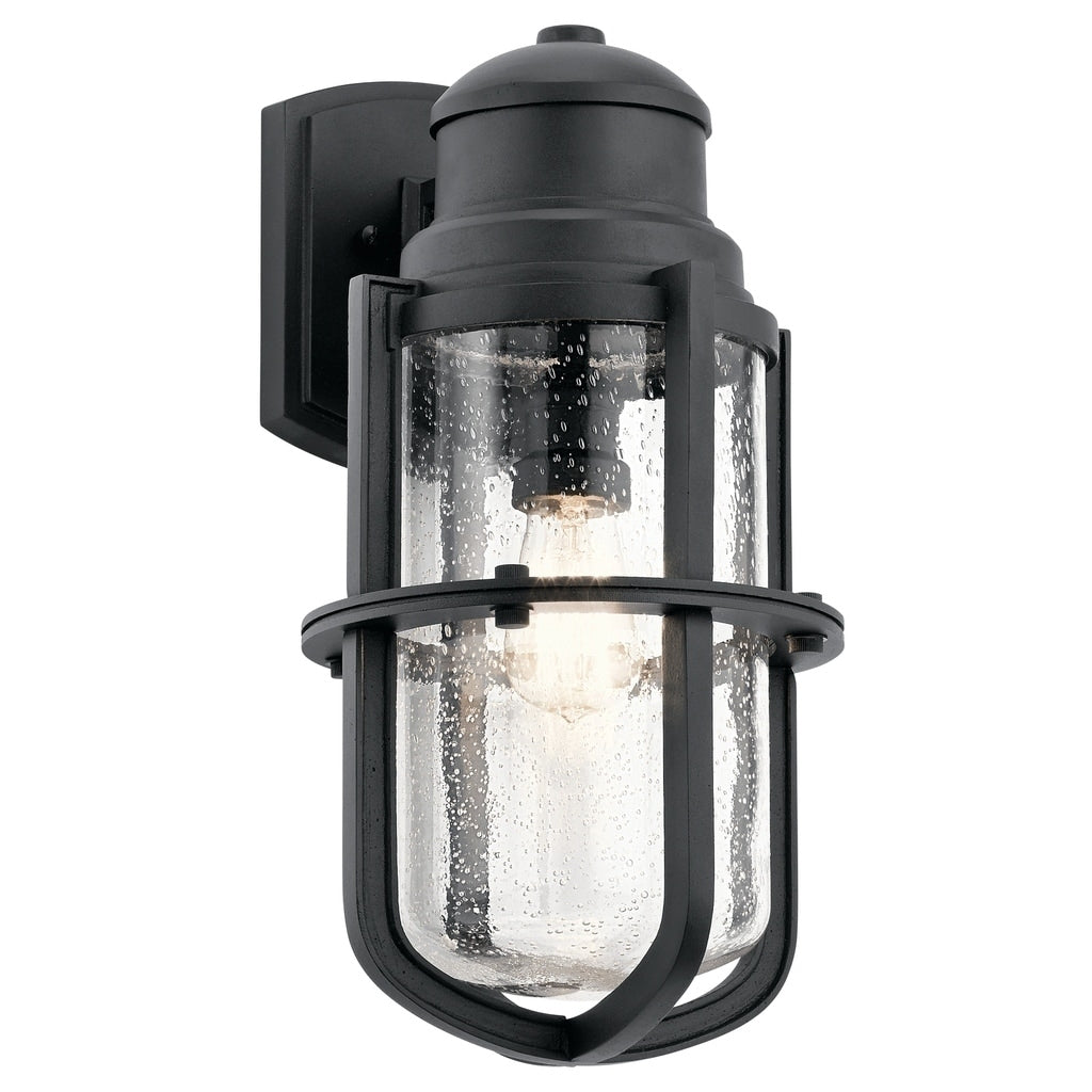 Kichler Lighting Suri Collection 1 Light Black Outdoor Wall Sconce