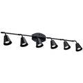 Kichler Lighting Sylvia 4 Light Rail Light Black