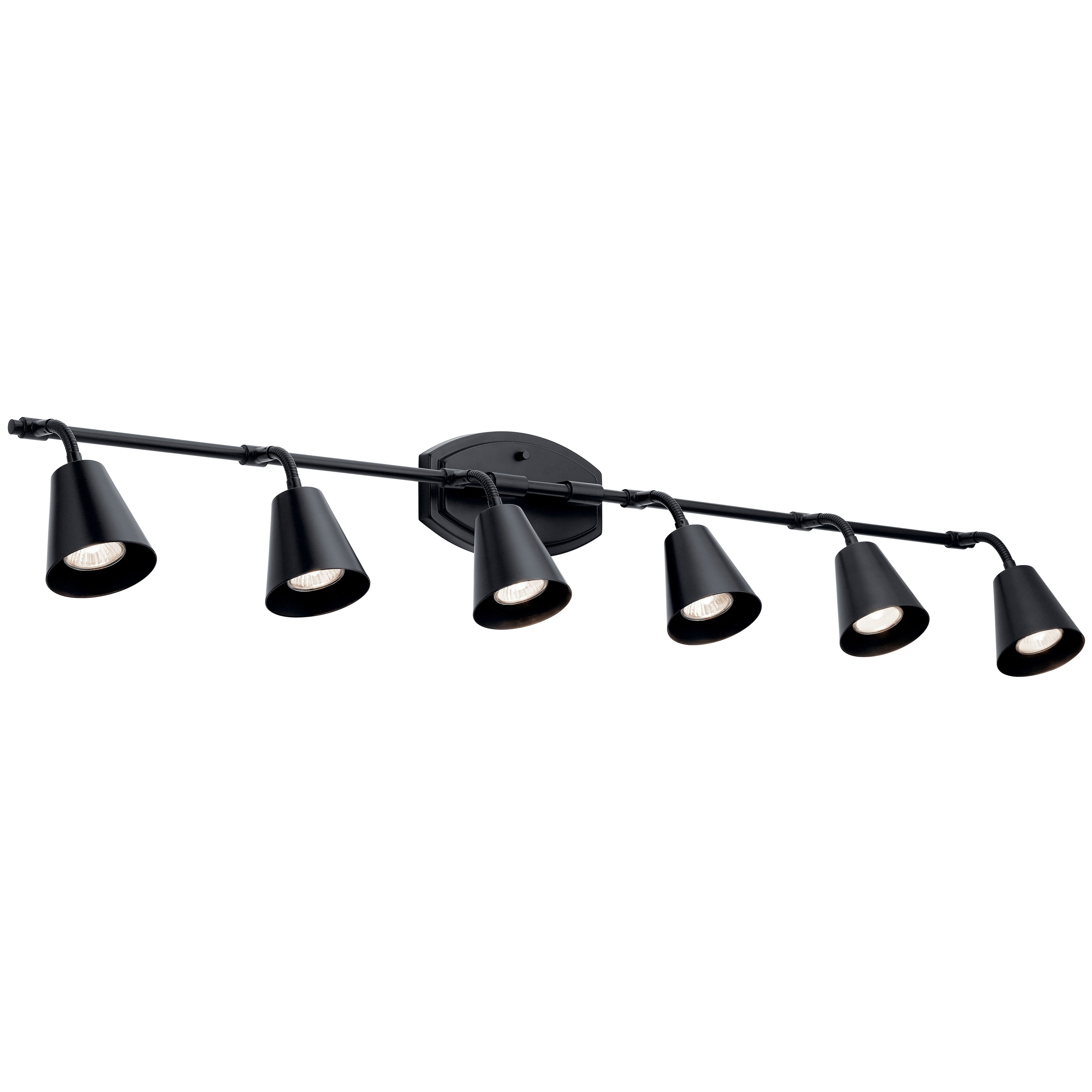 Kichler Lighting Sylvia 4 Light Rail Light Black