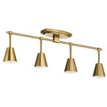 Kichler Lighting Sylvia 4 Light Rail Light Brushed Natural Brass