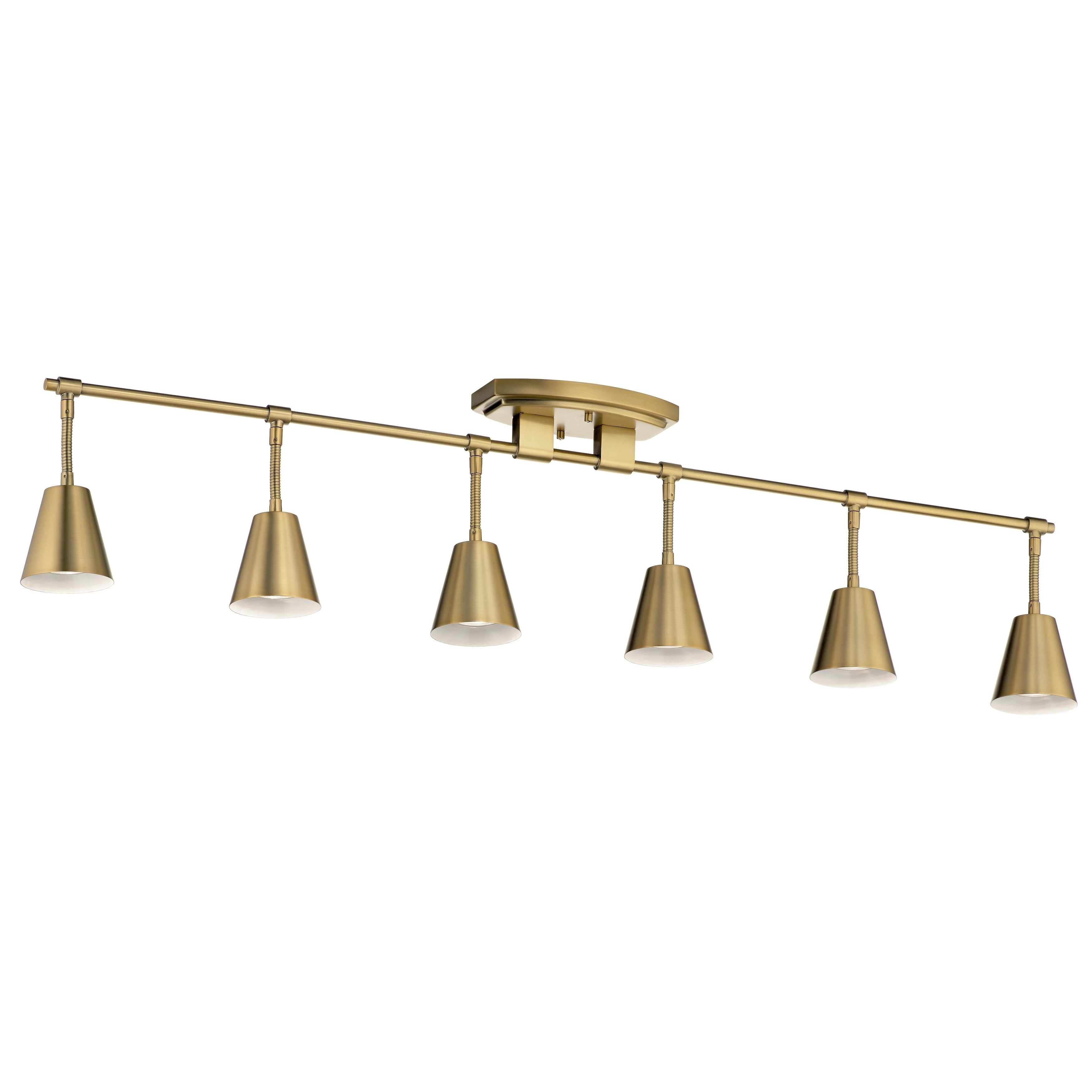 Kichler Lighting Sylvia 4 Light Rail Light Brushed Natural Brass
