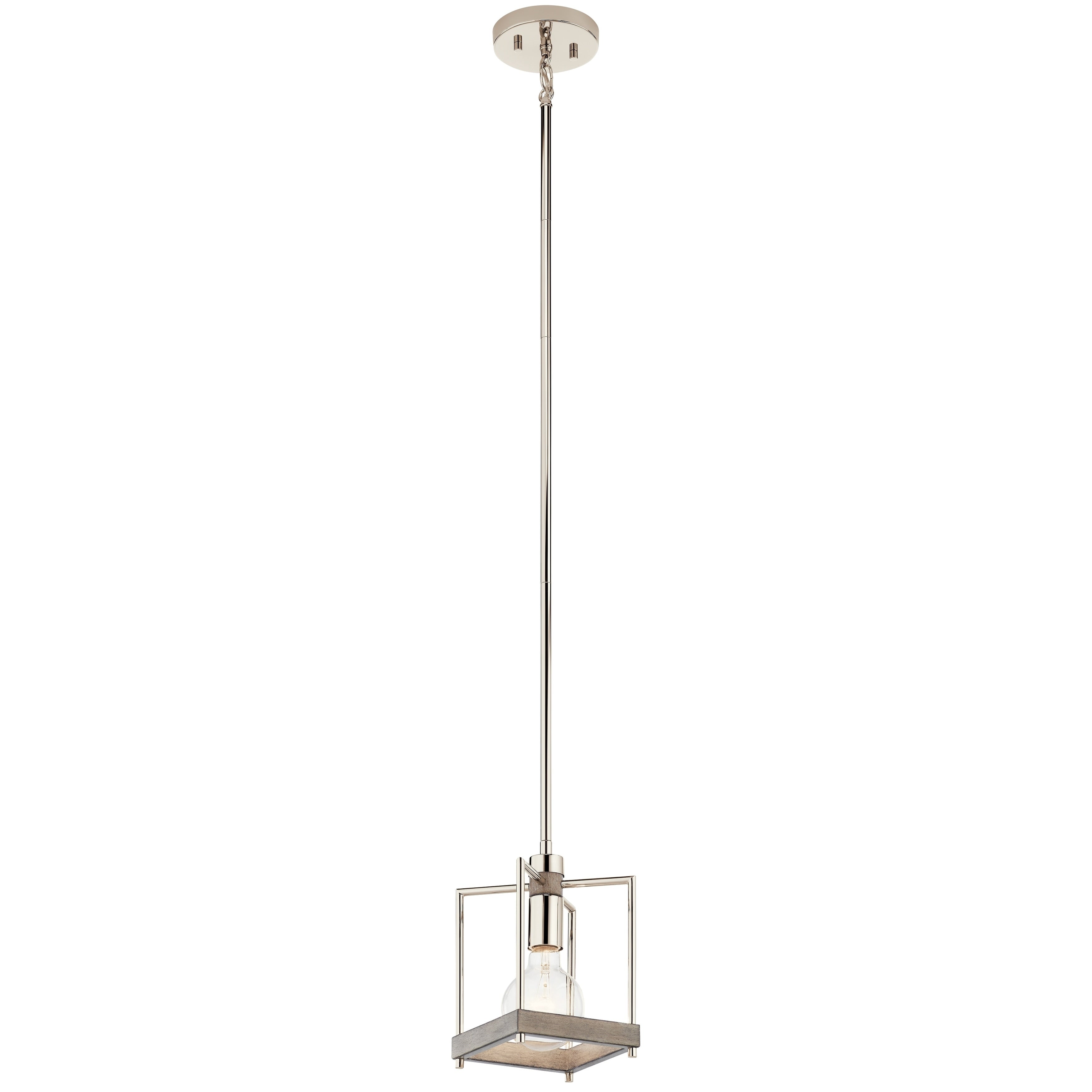 Kichler Lighting Tanis Distressed Antique Gray 1 Light Pendant