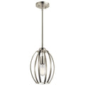 Strick Bolton Michelozzo 1 Light Brushed Nickel Pendant