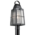 Kichler Lighting Tolerand Collection 1 Light Textured Black Outdoor Post Mount