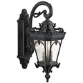 Kichler Lighting Tournai Collection 2 Light Textured Black Outdoor Wall Lantern