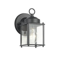 Kichler Lighting Traditional 1 Light Black Outdoor Wall Lantern