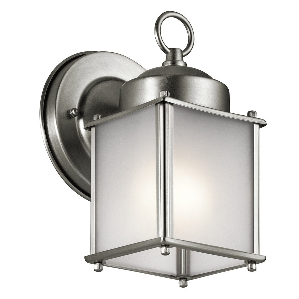 Kichler Lighting Traditional 1 Light Stainless Steel Outdoor Wall Sconce