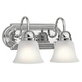 Kichler Lighting Traditional 2 Light Chrome Bath Vanity Light