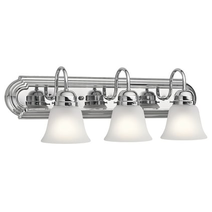 Kichler Lighting Traditional 3 Light Chrome Bath Vanity Light