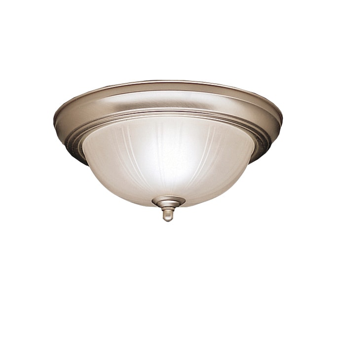 Kichler Lighting Transitional 2 Light Brushed Nickel Flush Mount
