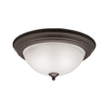 Kichler Lighting Transitional 2 Light Olde Bronze Flush Mount