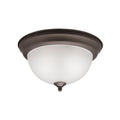 Kichler Lighting Transitional 2 Light Olde Bronze Flush Mount