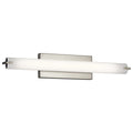 Kichler Lighting Transitional 26 Inch Brushed Nickel Led Linear Bath Vanity Light