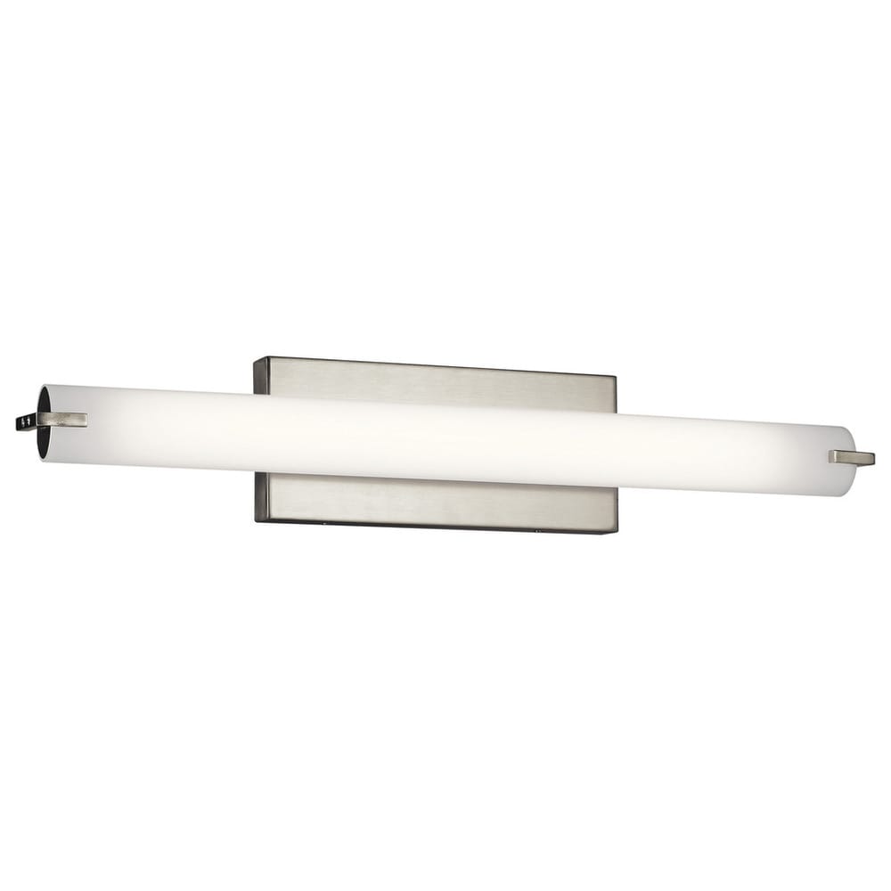 Kichler Lighting Transitional 26 Inch Brushed Nickel Led Linear Bath Vanity Light