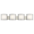Kichler Lighting Transitional 4 Light Brushed Nickel Led Bath Vanity Light