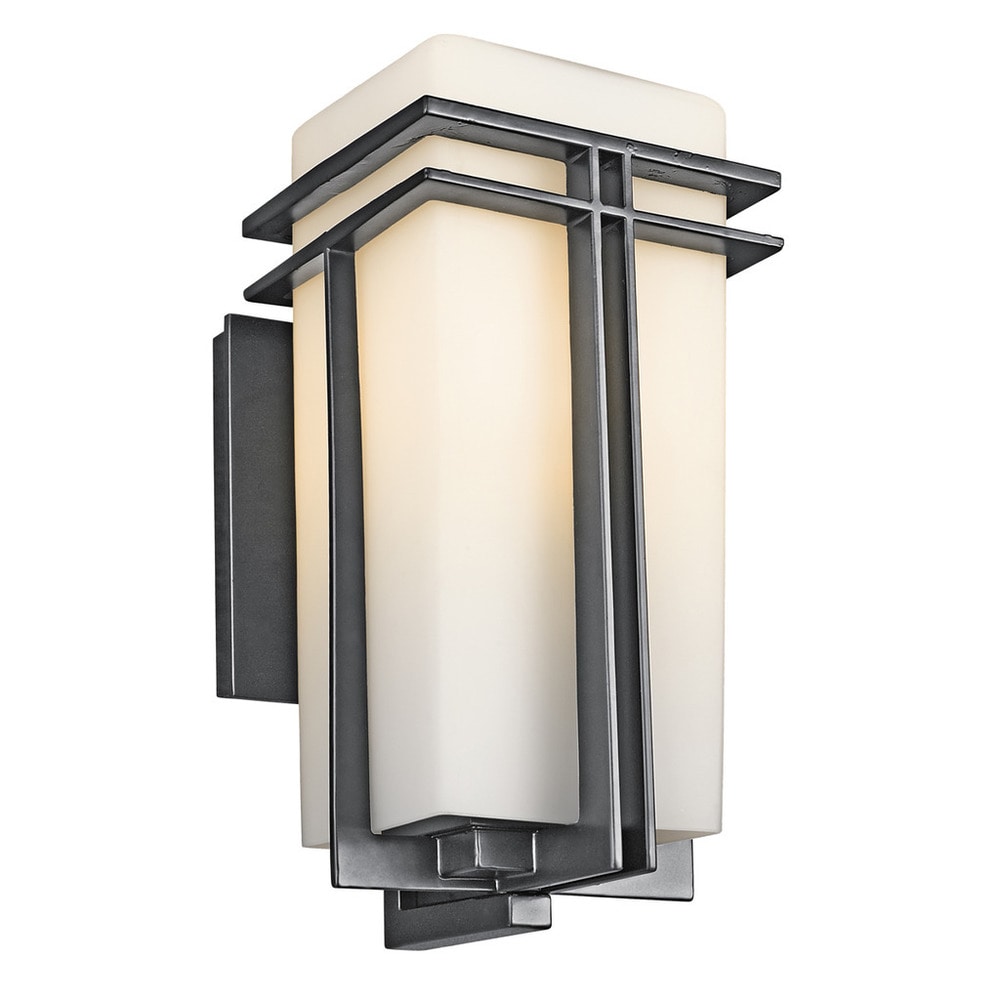 Kichler Lighting Tremillo Collection 1 Light Black Outdoor Wall Lantern