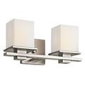 Kichler Lighting Tully Collection 2 Light Antique Pewter Bath Vanity Light