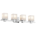 Kichler Lighting Tully Collection 4 Light Chrome Bath Vanity Light