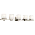 Kichler Lighting Tully Collection 5 Light Antique Pewter Bath Vanity Light