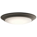 Kichler Lighting Utilitarian 1 Light Olde Bronze Led Flush Mount