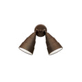 Kichler Lighting Utilitarian 2 Light Architectural Bronze Outdoor Wall Sconce