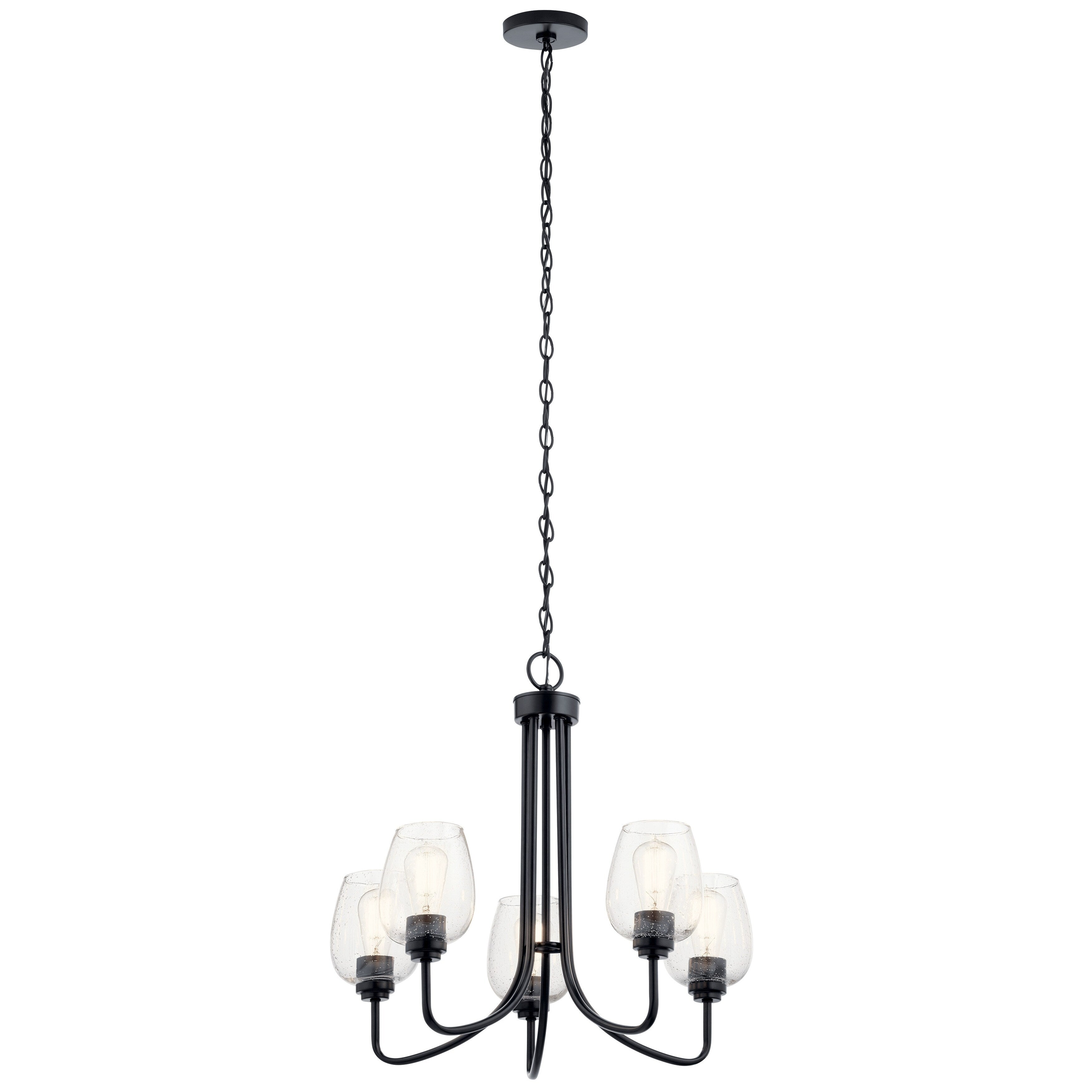 Kichler Lighting Valserrano 5 Light Chandelier Black