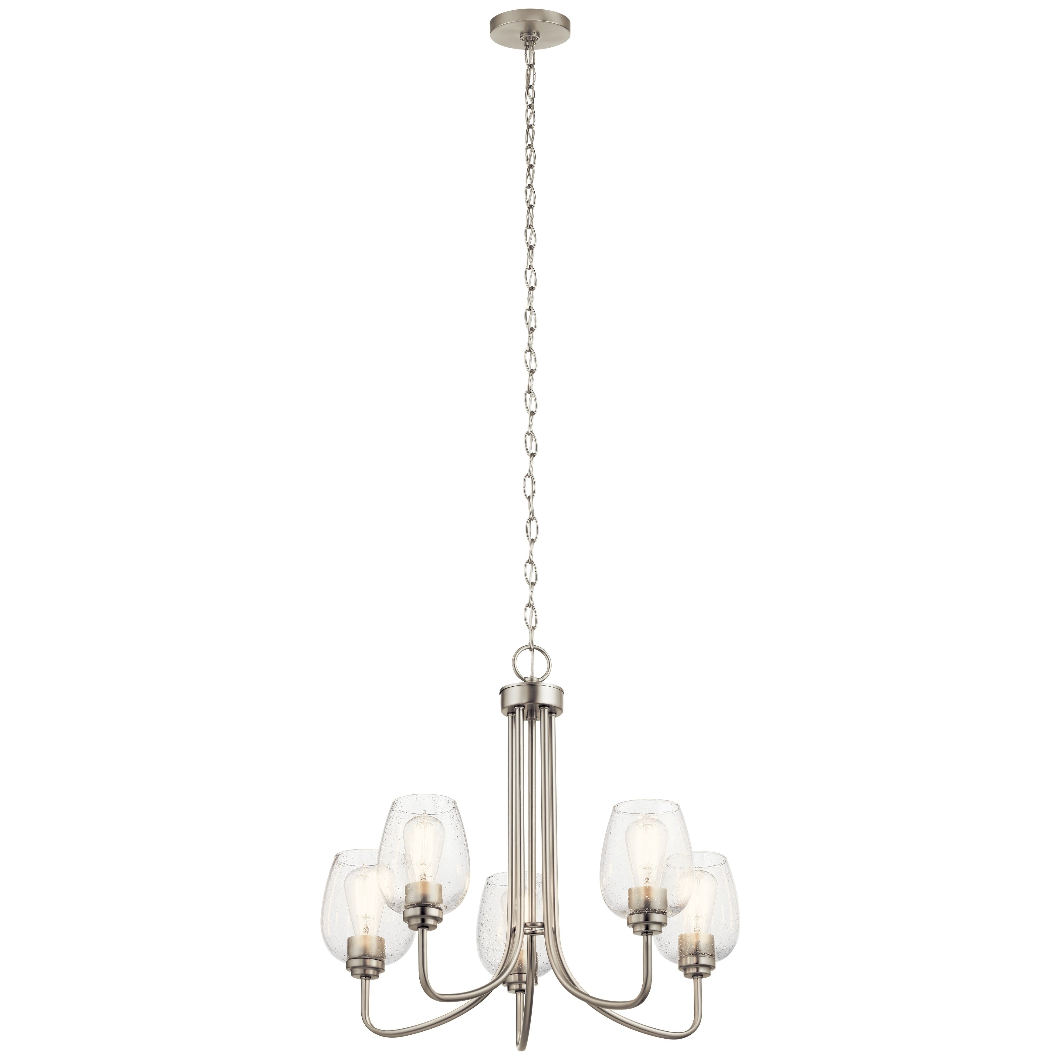 Kichler Lighting Valserrano 5 Light Chandelier Brushed Nickel