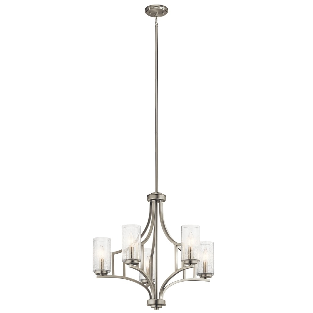 Kichler Lighting Vara Collection 5 Light Brushed Nickel Chandelier Brushed Nickel