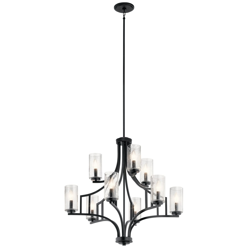 Kichler Lighting Vara Collection 9 Light Distressed Black Chandelier
