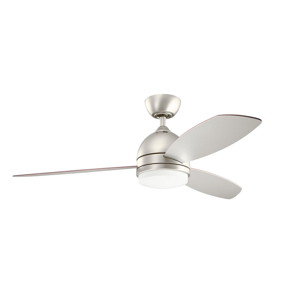 Kichler Lighting Vassar Collection 52 Inch Brushed Nickel Led Ceiling Fan