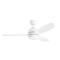 Kichler Lighting Vassar Collection 52 Inch White Led Ceiling Fan