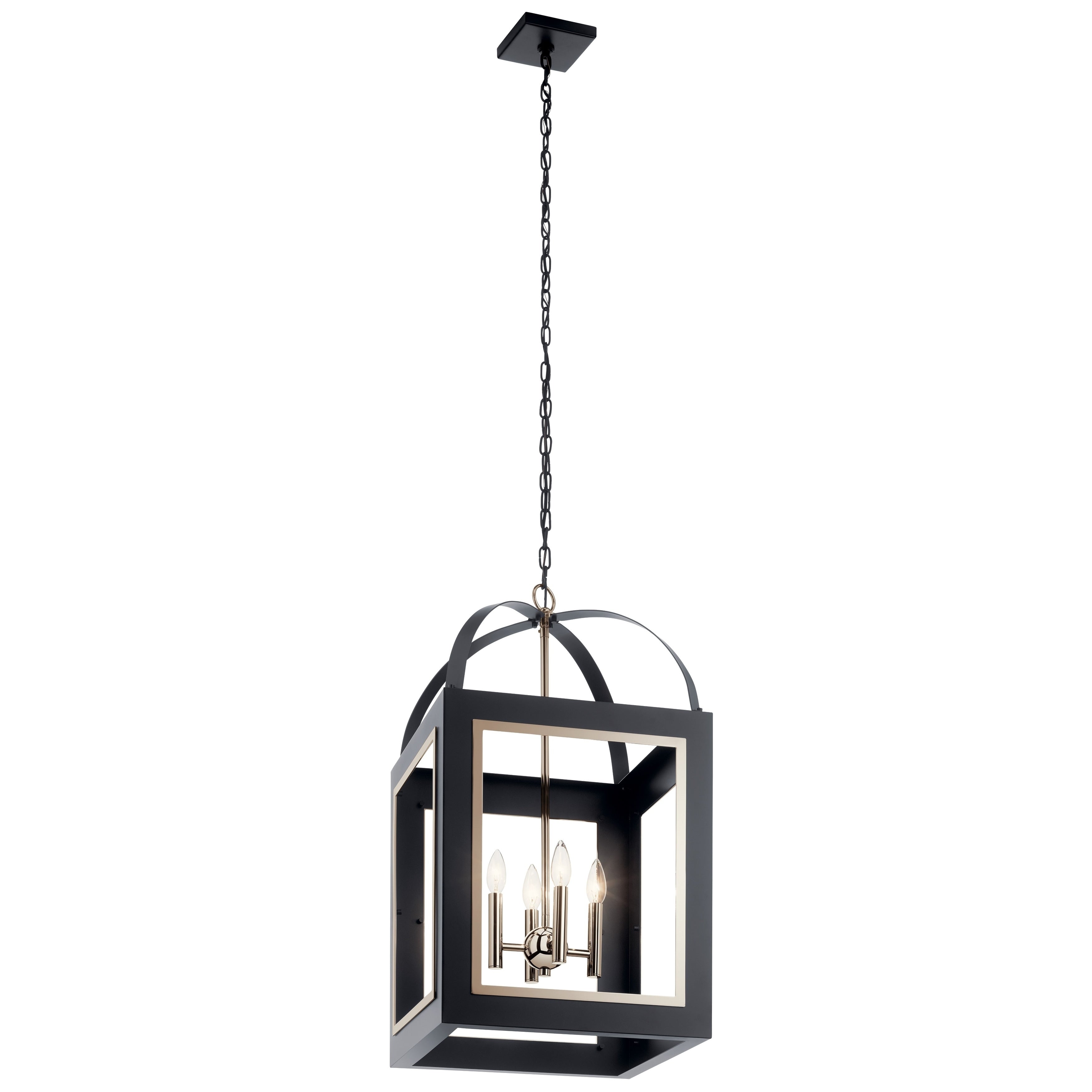 Kichler Lighting Vath 4 Light Large Foyer Pendant Black
