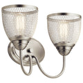 Kichler Lighting Voclain 2 Light Vanity Light Brushed Nickel