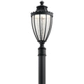Kichler Lighting Wakefield Collection 1 Light Textured Black Led Outdoor Post Mount