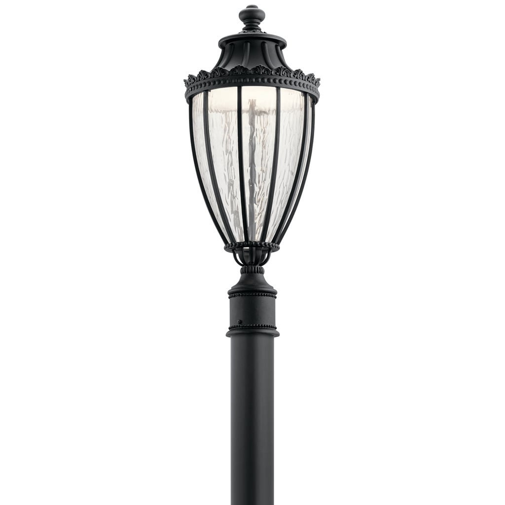 Kichler Lighting Wakefield Collection 1 Light Textured Black Led Outdoor Post Mount