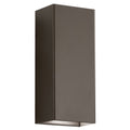 Kichler Lighting Walden Collection 2 Light Architectural Bronze Led Indoor Outdoor Wall Sconce