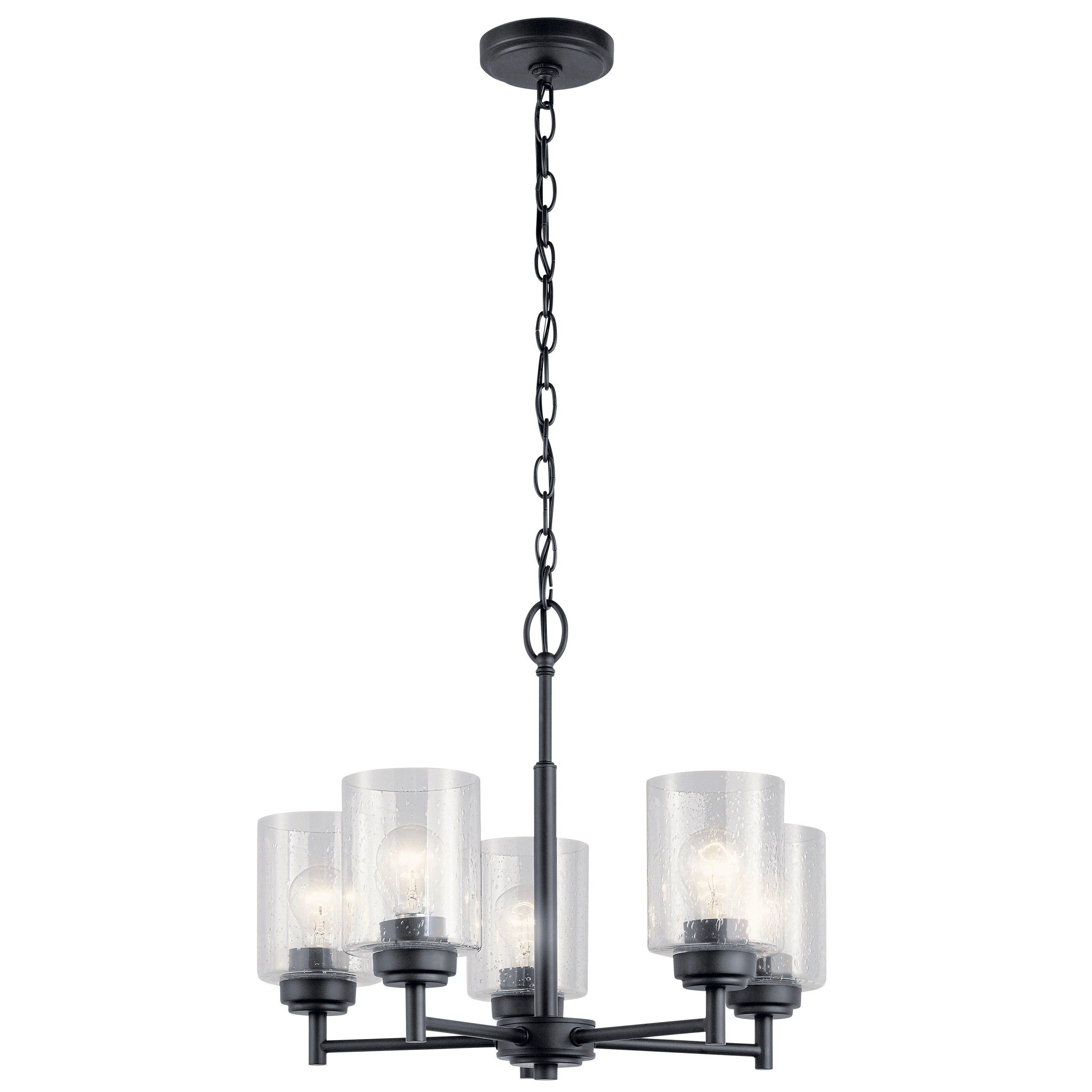 Copper Grove Freeport 5 Light Black Chandelier