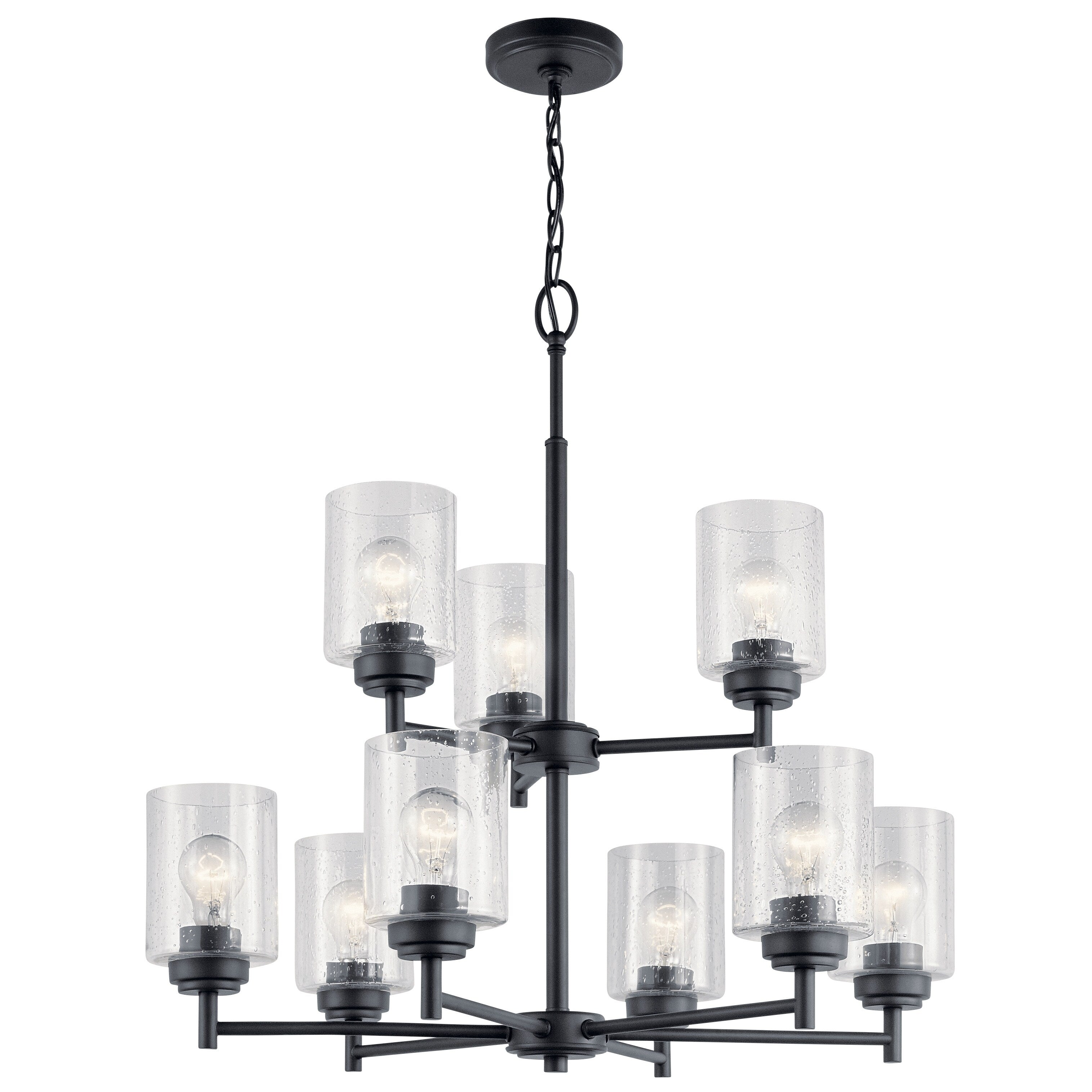 Kichler Lighting Winslow 9 Light Chandelier Black