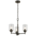Kichler Lighting Winslow Collection 3 Light Olde Bronze Mini Chandelier