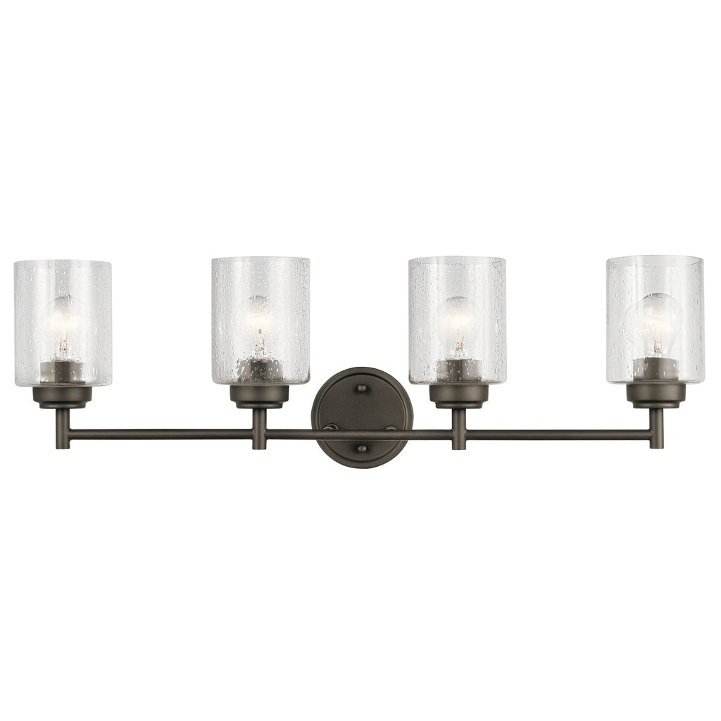 Kichler Lighting Winslow Collection 4 Light Olde Bronze Bath Vanity Light