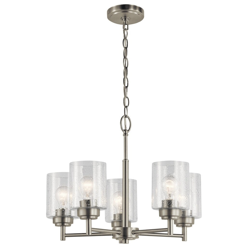 Kichler Lighting Winslow Collection 5 Light Brushed Nickel Chandelier Brushed Nickel