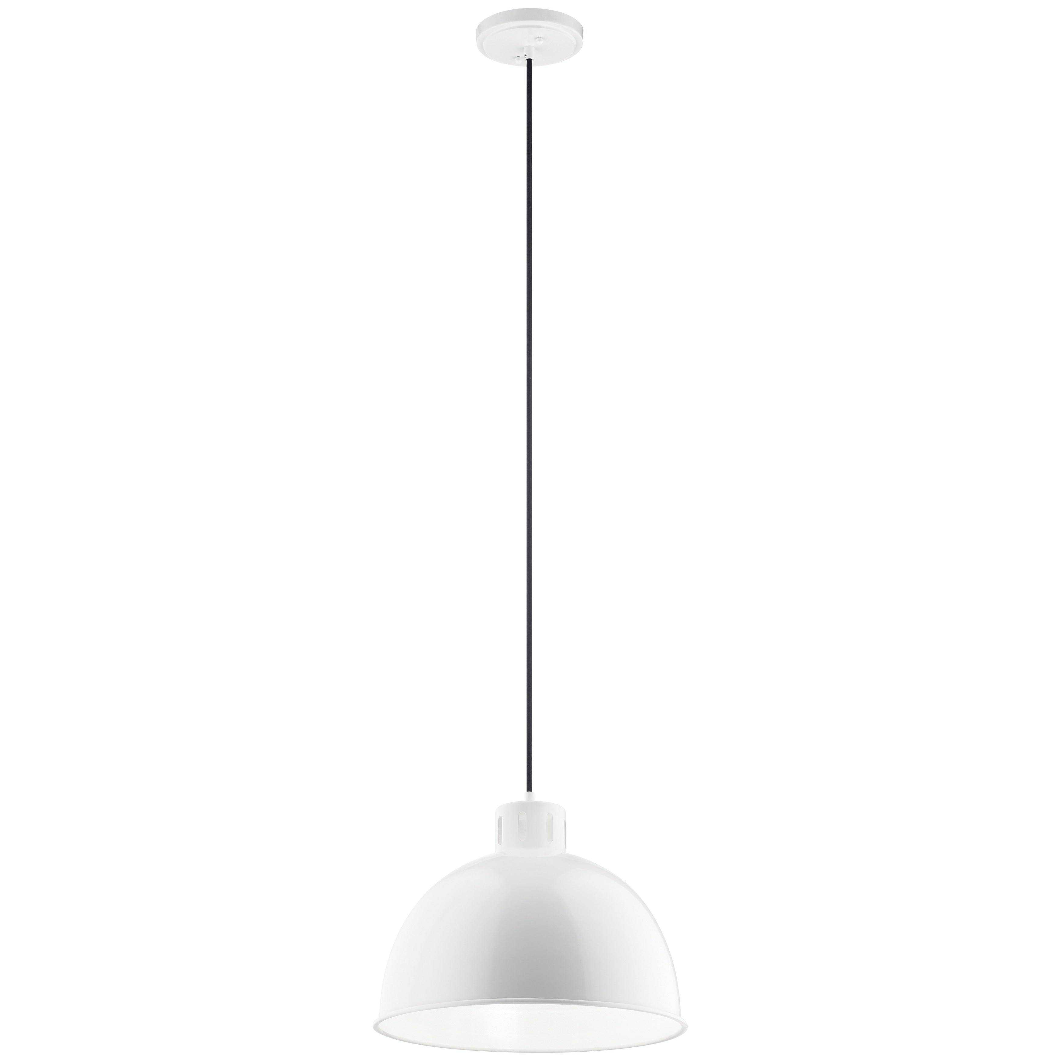 Kichler Lighting Zailey Collection 1 Light Pendant White