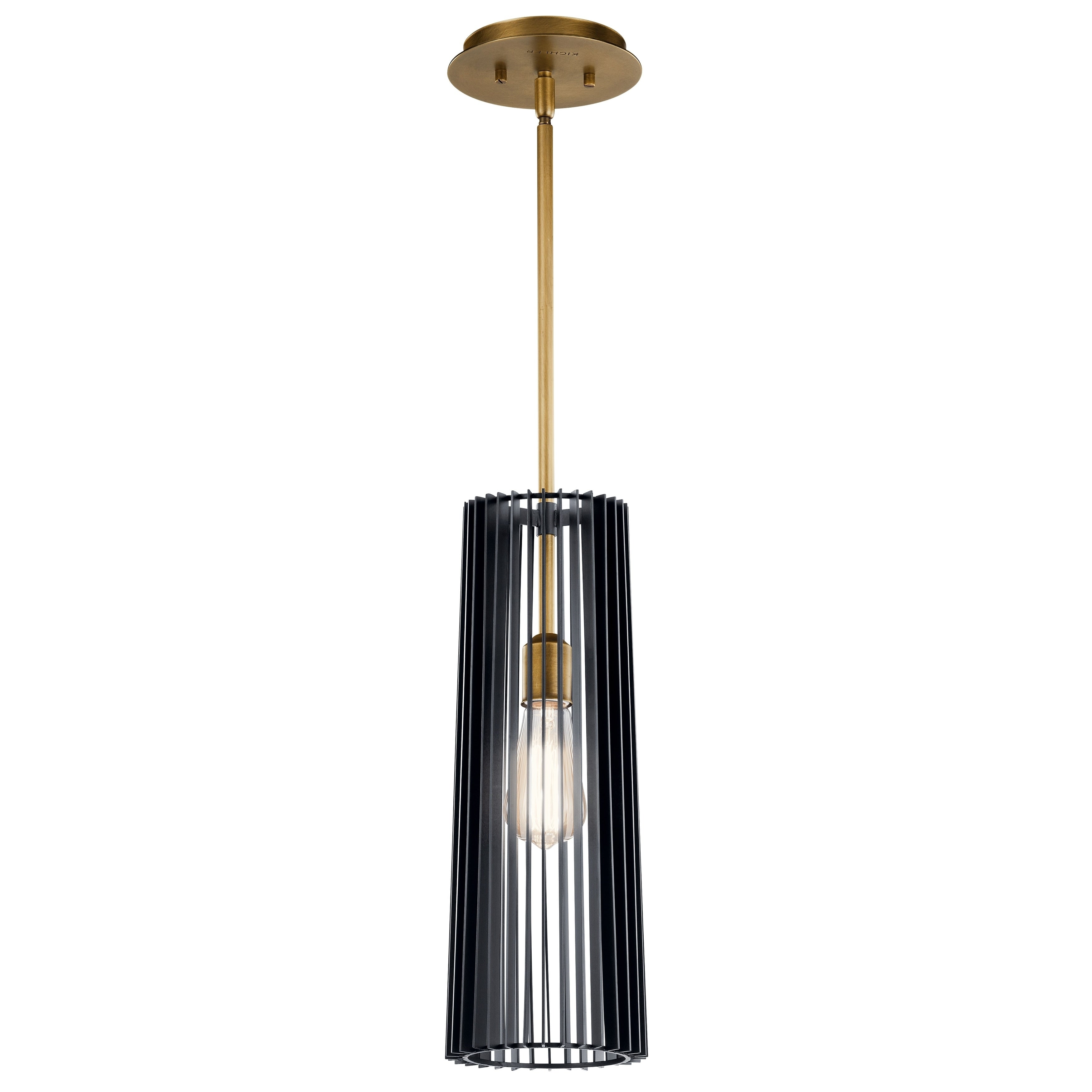 Kichler Linara 1 Light Black Pendant