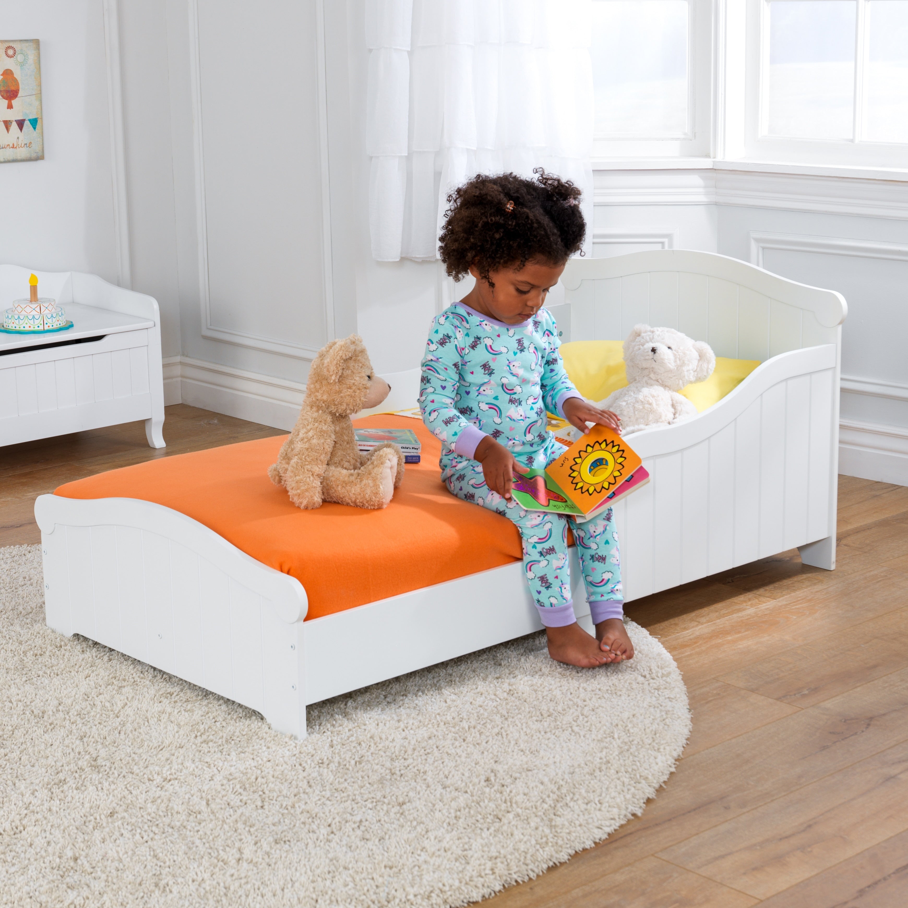 Kidkraft Nantucket White Toddler Bed