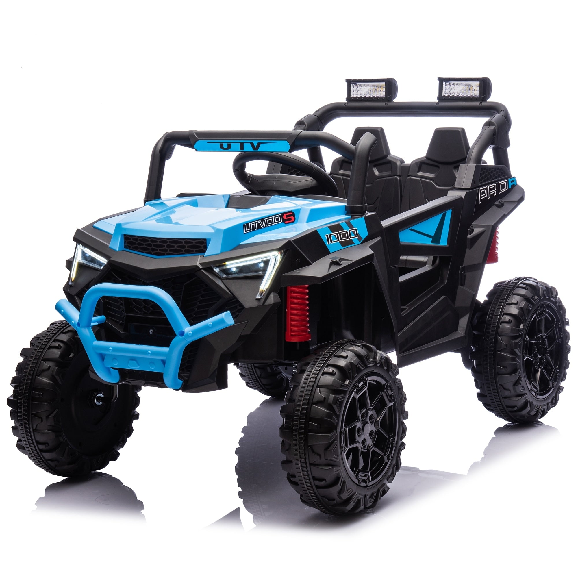 Kids Battery Powered Electric Car Blue Off Road Toy Car Ride On Jeep