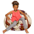 Kids Bean Bag Chair Big Comfy Chair Machine Washable Cover 38