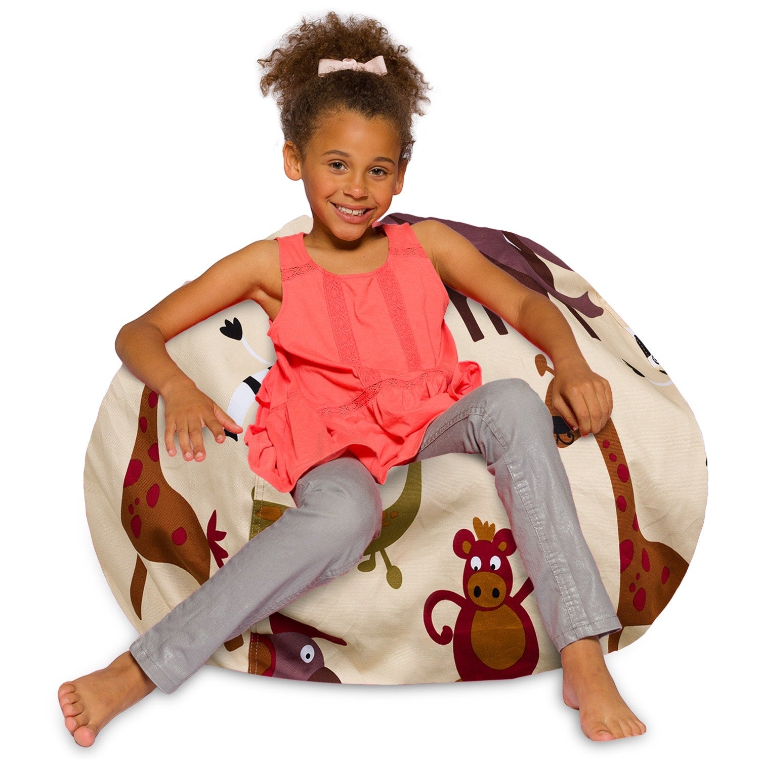 Kids Bean Bag Chair Big Comfy Chair Machine Washable Cover 38