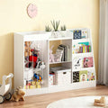Kids Bookshelf And Toy Storage 3 Tier Book Shelf Sling Baby Bookcase With Stuffed Animal Storage Toddler Montessori Bookshelf