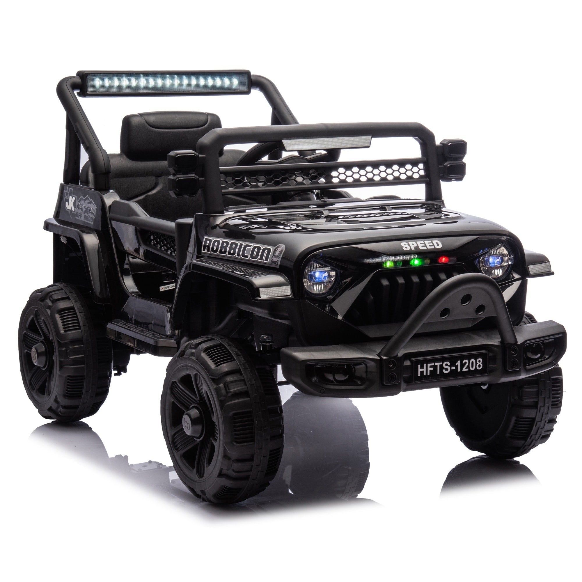 Kids Electric Car Ride On Car Black Electric Vehicle Off Road Toy Car